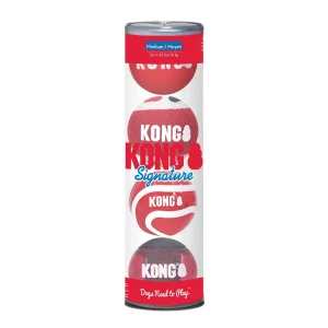 KONG Signatur bolde 4 pk. Medium Mix