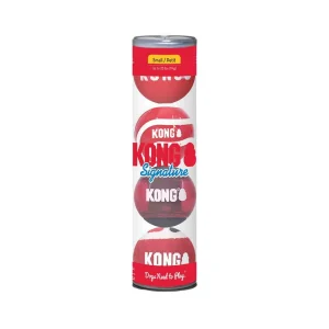 KONG Signatur bolde 4 pk. Small Mix