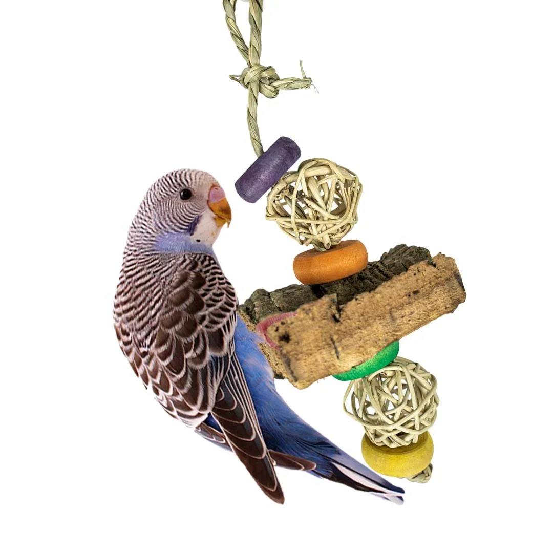 Korklegetøj til mindre burfugle - Image 2