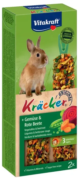 Kräcker Kanin med grøntsager