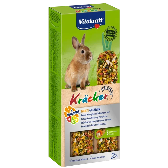 Kräcker, lækkeri stænger til kaniner - multi-vitamin