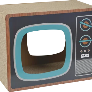 Kradseboks TV blå, 44x23x34 cm
