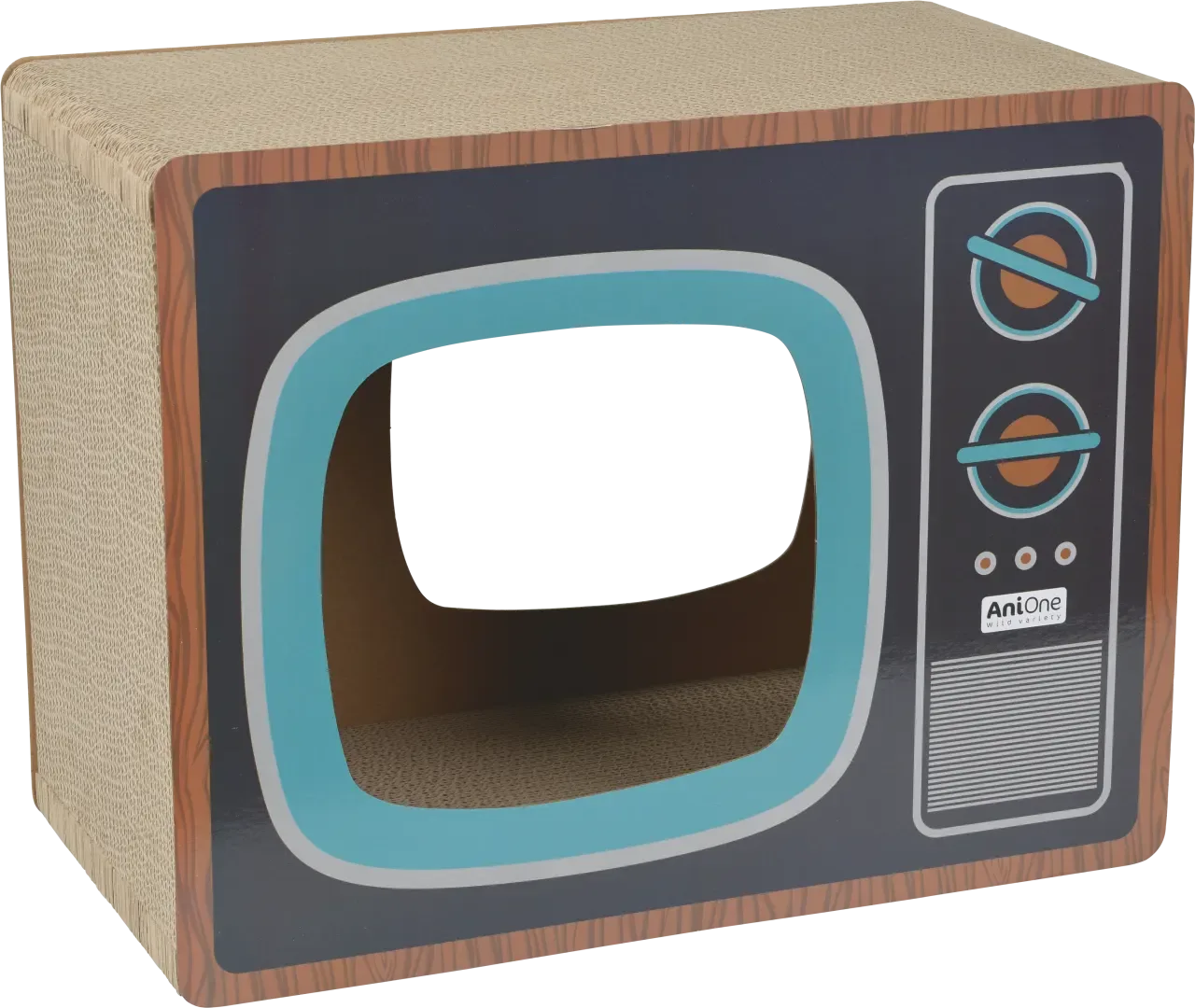 Kradseboks TV blå, 44x23x34 cm
