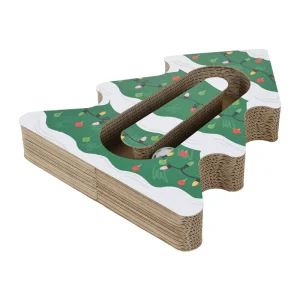 Kradsebræt juletræ m/bold XMAS 38x31x4,5 cm