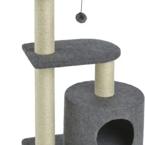 Kradsemiljø Ebony 61,5x35x86 grå/hvid