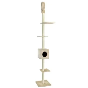 Kradsemiljø justerbart 240-260 cm beige