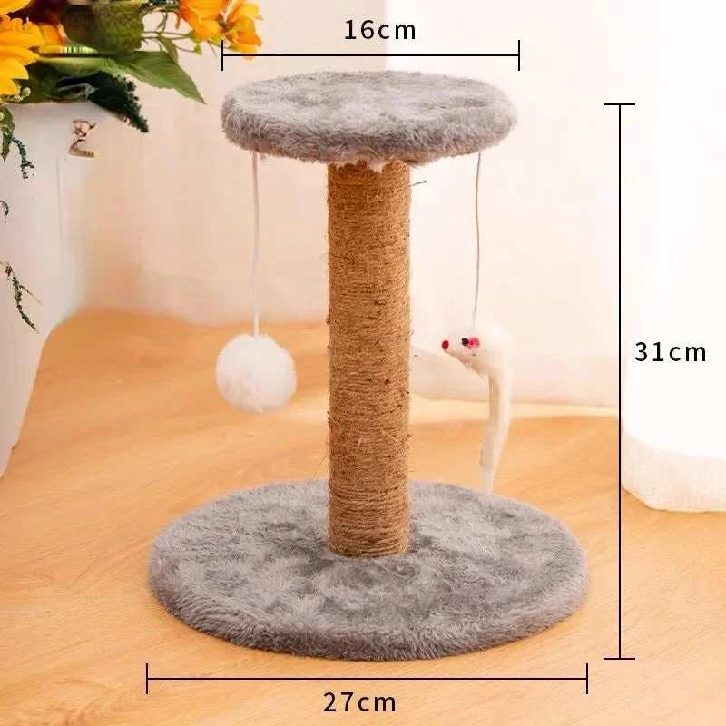 Kratteplante i sisal med hængende legetøj – model pawmaster - Image 2