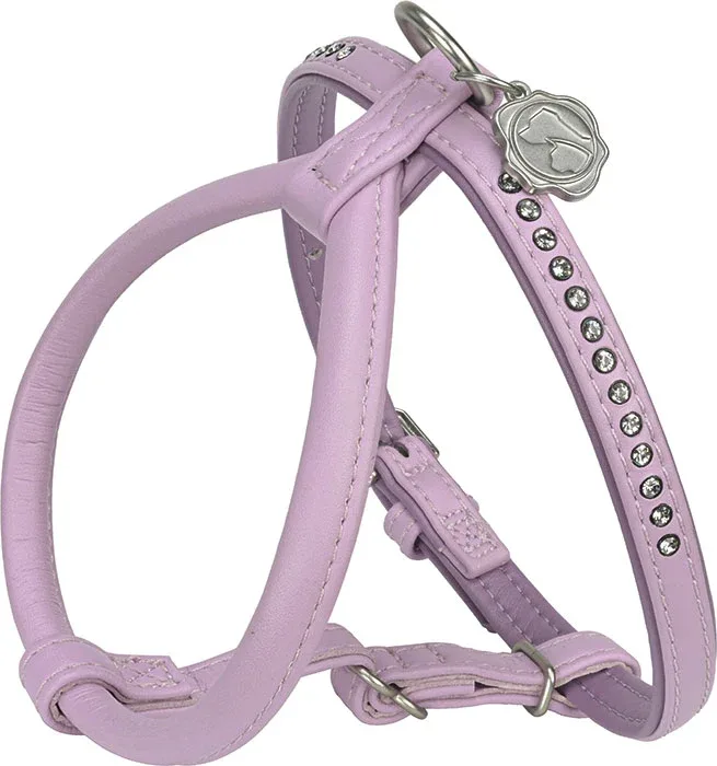 Kunstlædersele Deluxe XS rosa