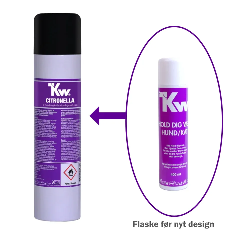 KW Citronella Gå Væk Kat Spray - Hold Katte & Hunde Væk - Image 2