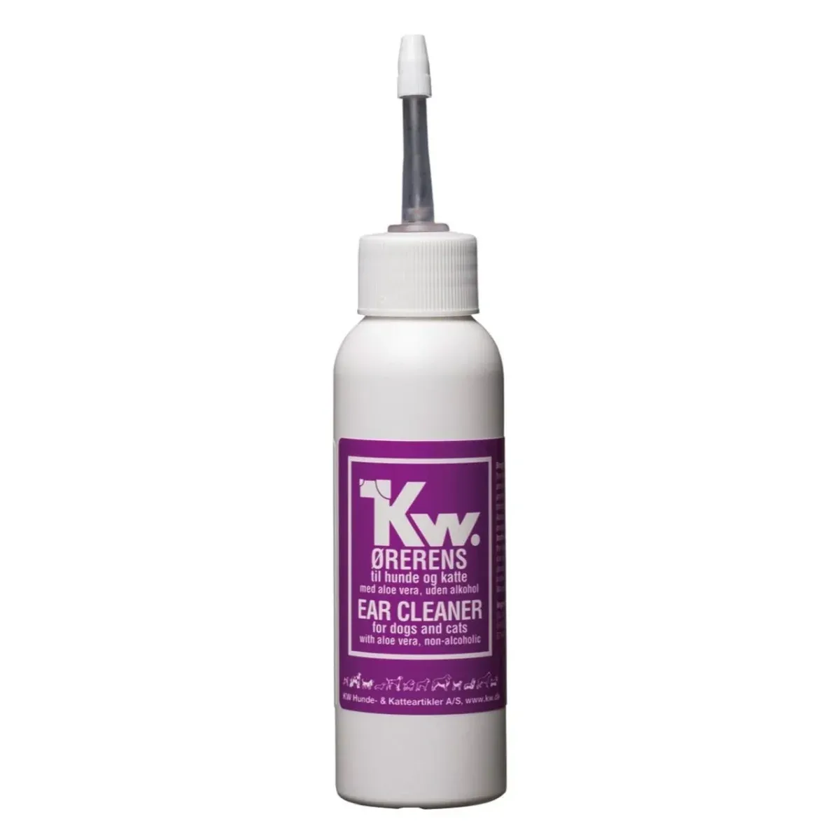 KW Ørerens med Aloe Vera 100 ml – Skånsom rens til hund & kat