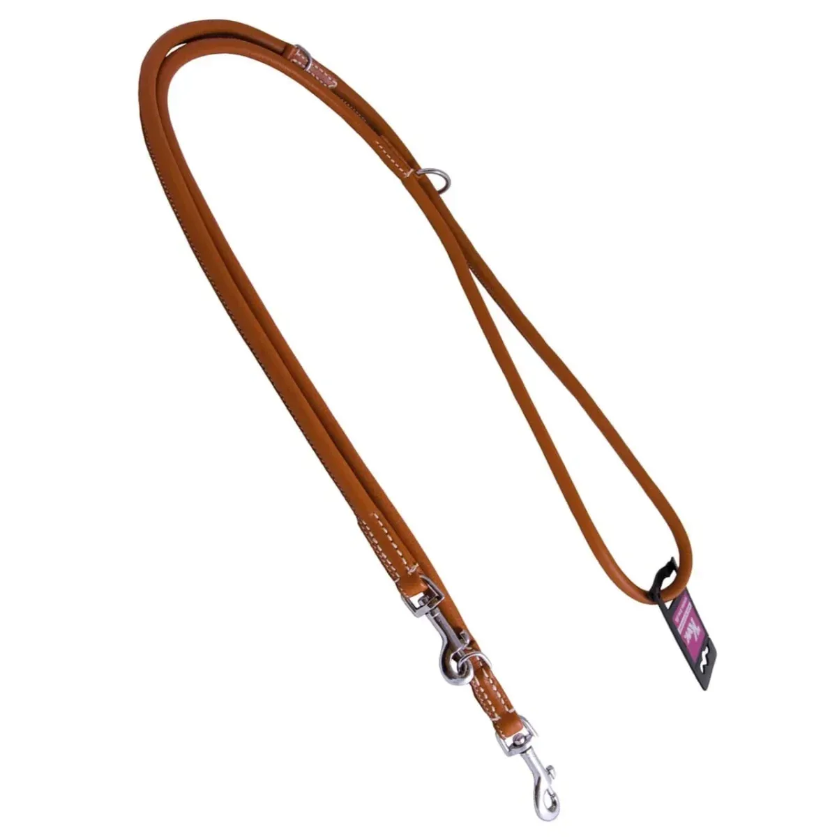 KW Walker rund dressurline Natur 0,8×220 cm læder