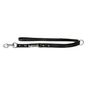 Læder line Weinheim 12mm/2m sort