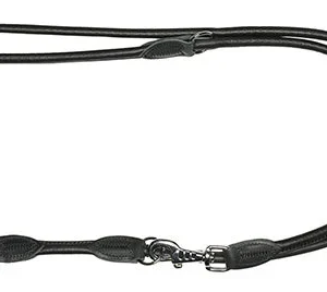 Læderline Elegance 200 cm x 6 mm sort