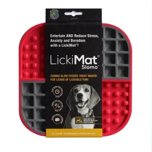 LickiMat Slomo 20 cm rød