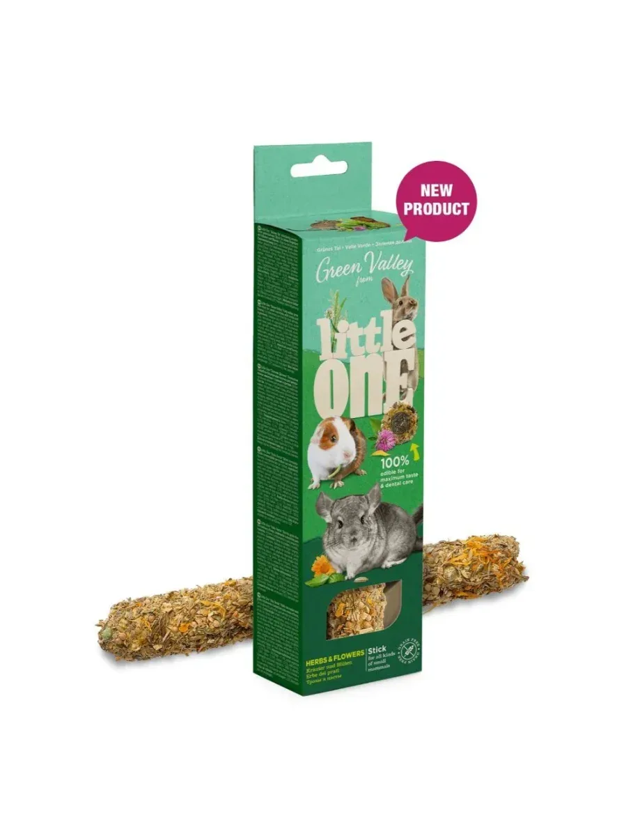 Little One Green valley Sticks m. urter, 1x160g Gnavergodbid