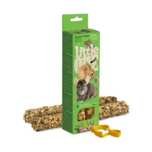 Little One Sticks med eng græs, 2×55 g Gnavergodbid