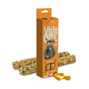 Little One Sticks med frugt og nødder, 2×60 g Gnavergodbid