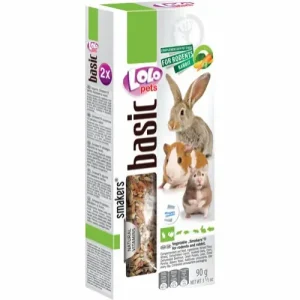 Lolo pets gnaverstænger grøntsager