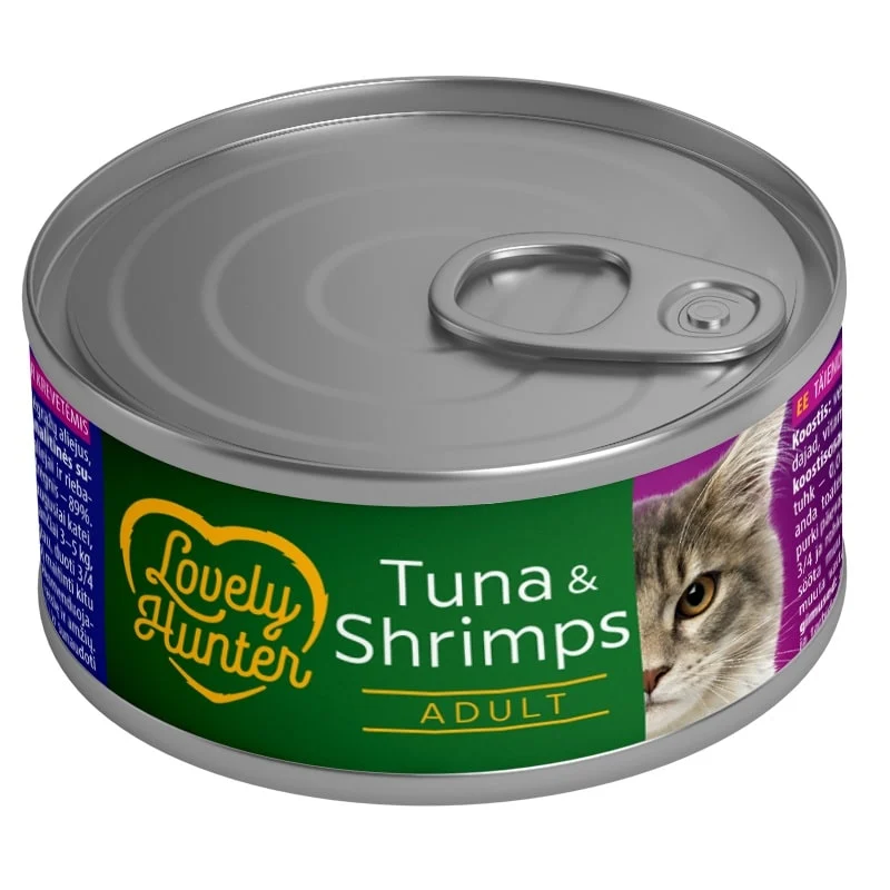 Lovely Hunter Tuna and Shrimps 85 g, in Gravy - Image 2