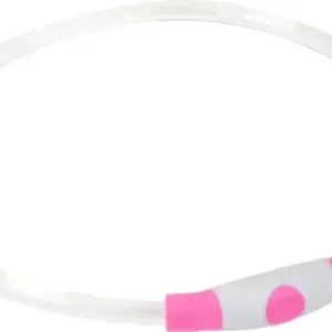 Lyshalsbånd Illuminated 65 cm pink