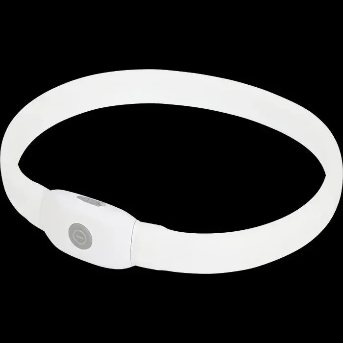 Lyshalsbånd Silikone 45 cm langhåret