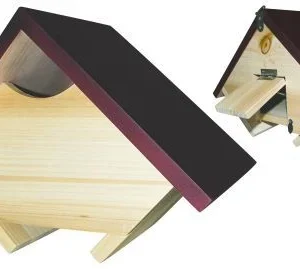 Mejsekasse træ m. bagdør – 27x15x19 cm.