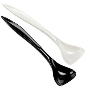 Melamin ske 23 cm sort eller hvid