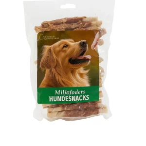 Miljøfoders hundesnacks Twisted Lamb 350 g