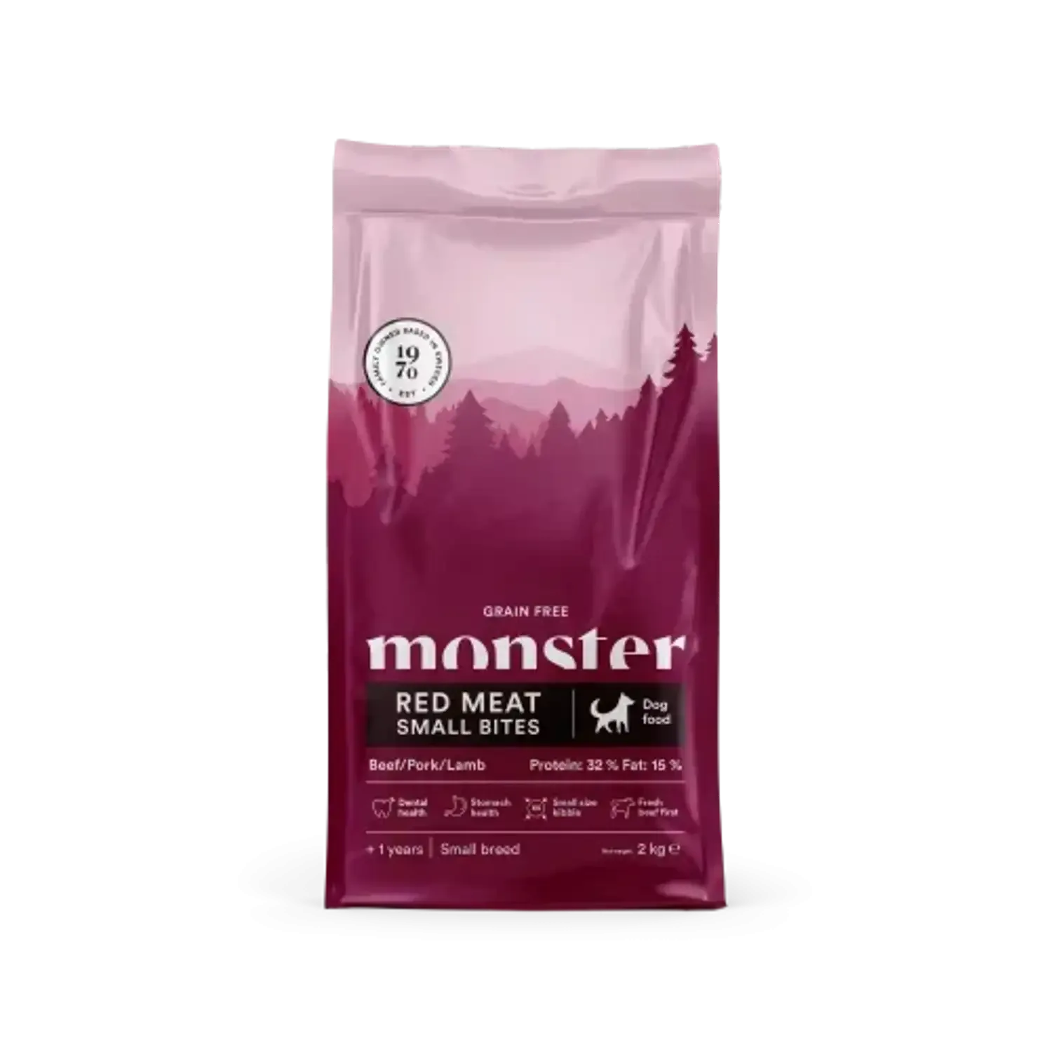 Monster Dog Kornfri Ad Red Meat Small bites