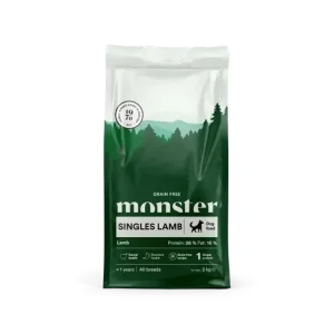 Monster Dog Kornfri Singles Lam Small Bites