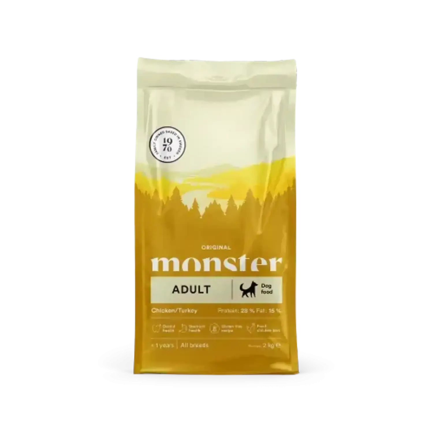 Monster Dog Original Adult Kylling/Kalkun