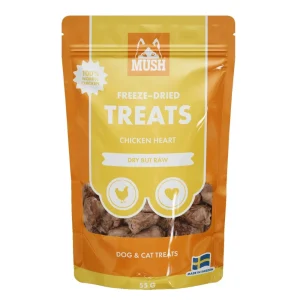 MUSH Treats Kyllingehjerte 55 g