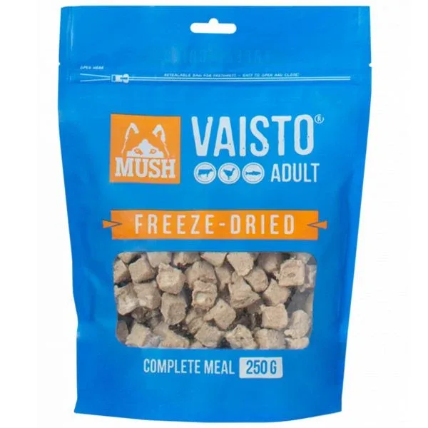 MUSH Vaisto Freeze Dried Okse/Kalkun/Laks 250g