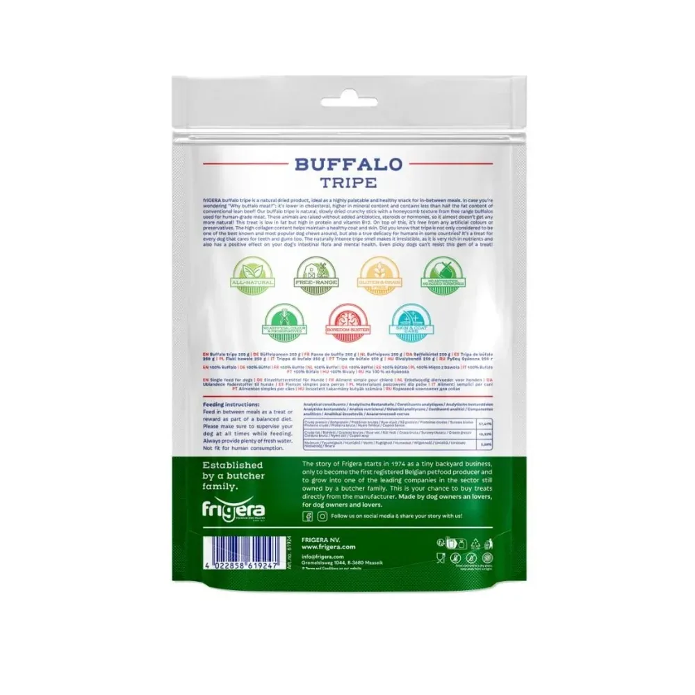 Natural Dog Chews Bøffelkallun 250gr - Image 2