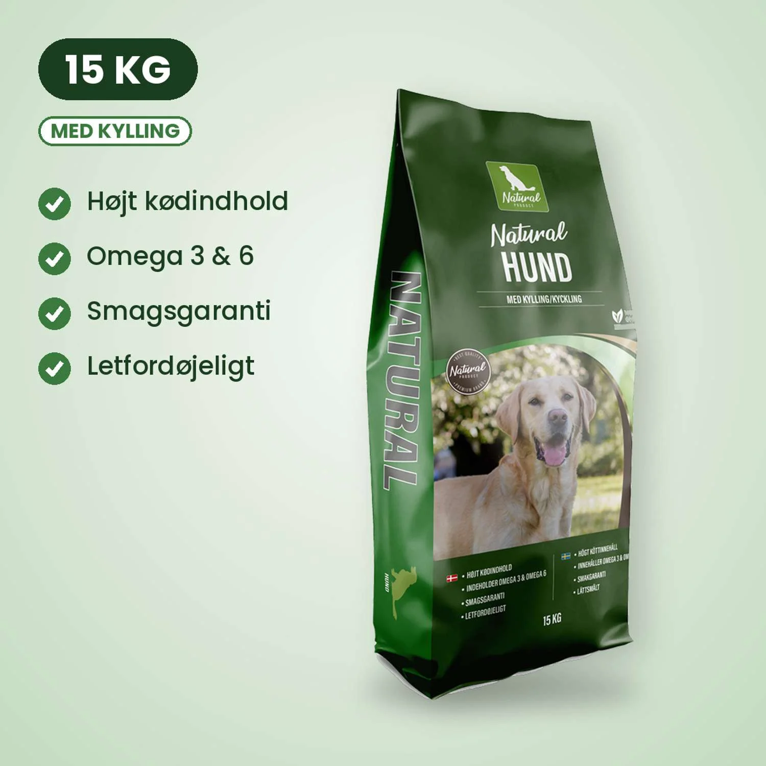 Natural Hund 15 kg