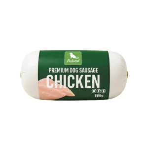 Natural Premium Dog Sausage – Chicken 800 g (Træningspølse)