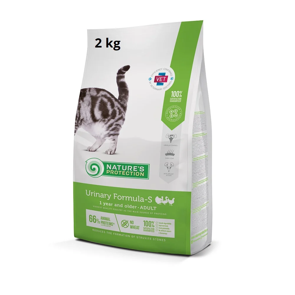 Natures Protection Cat Urinary Formula-S Poultry 2 kg – dietisk mat - Image 2