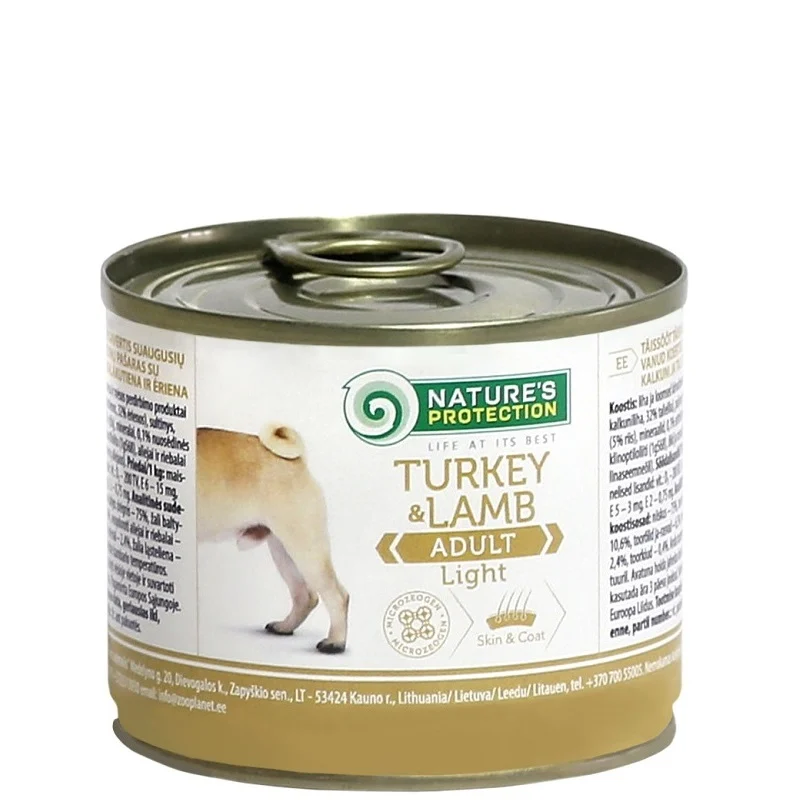 NATURES PROTECTION Dog Light Turkey and Lamb 200 g - Image 2
