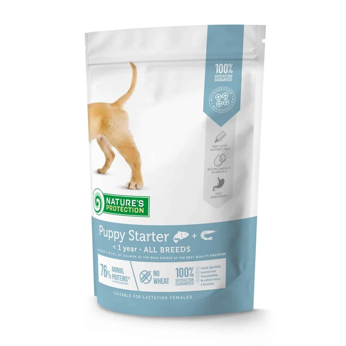NATURES PROTECTION Puppy Starter Salmon with Krill 500 g, All Breeds - Image 2