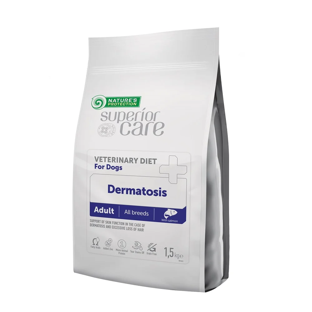 NATURES PROTECTION Superior Care Veterinary Diet Dermatosis Salmon 1.5 kg