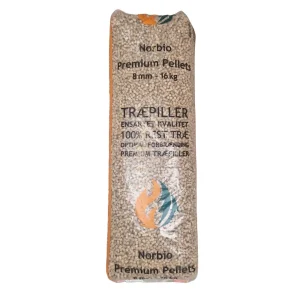 Norbio Træpiller, 8 mm (52) – 16 kg.