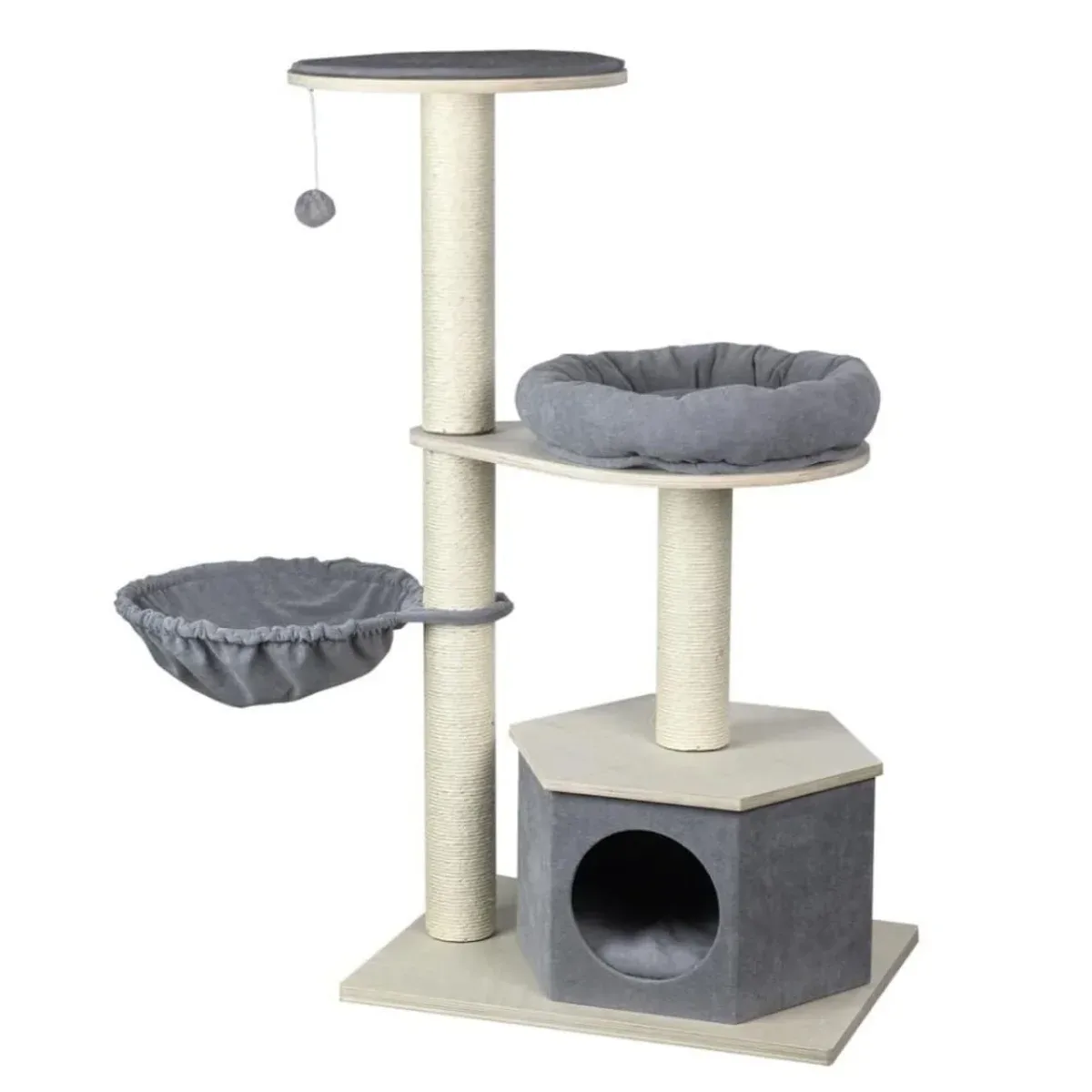 Nordic Paws Kradsetræ Kuma 2, 45x59x106 cm