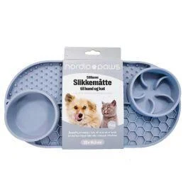 Nordic Paws Slikkemåtte 3i1 - Grå (Outlet)