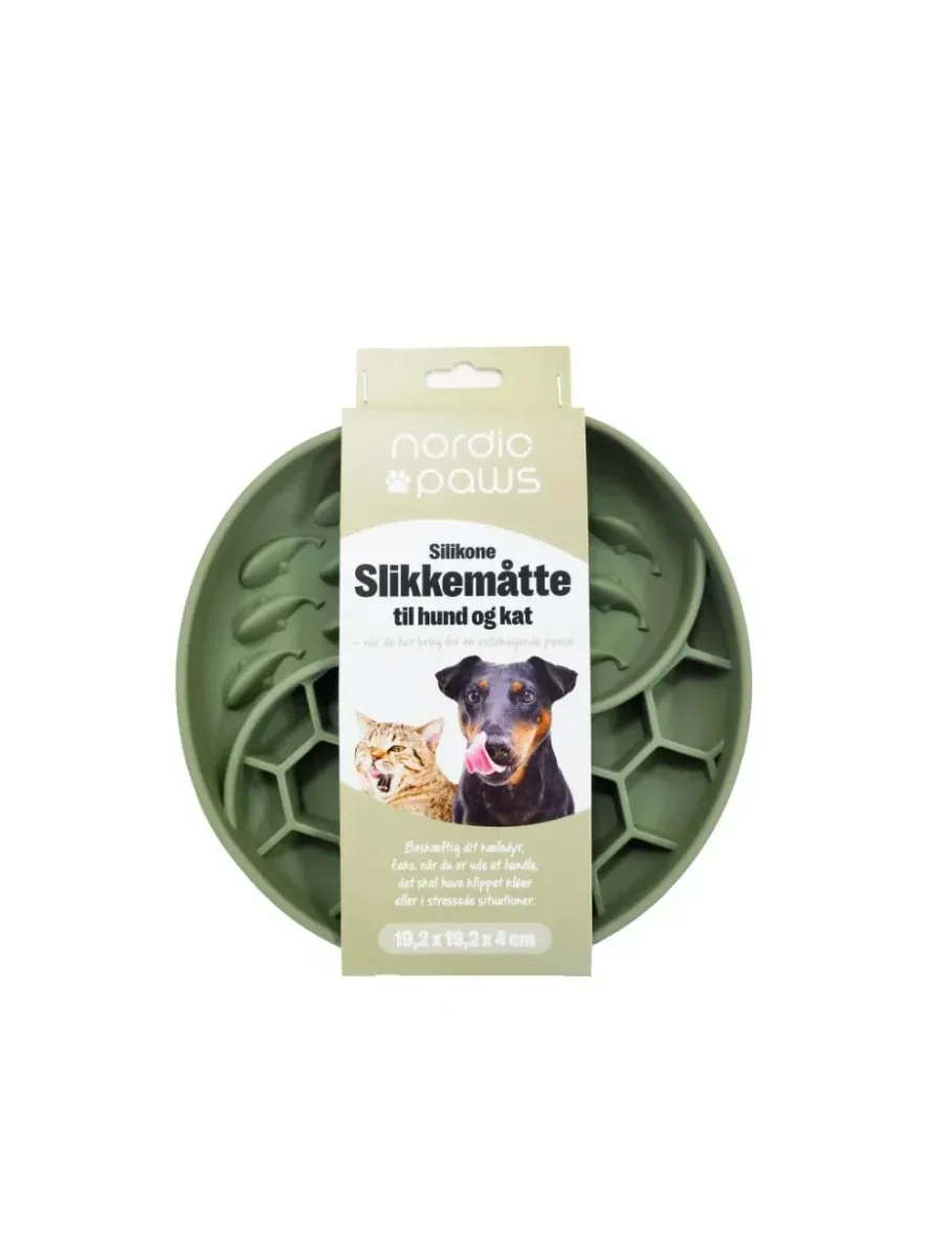 Nordic Paws Slikkemåtte, Slow Grøn
