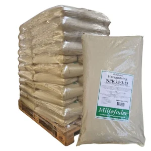 NPK 14-3-15 Havegødning 66×15 kg. LEVERET