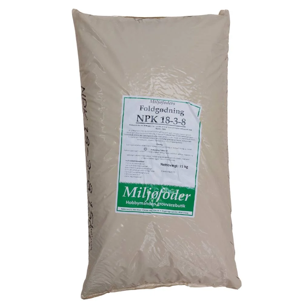 NPK 18-3-8 Foldgødning – 15 kg.