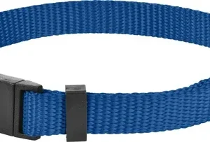 Nylonhalsbånd 19-30 cm blå