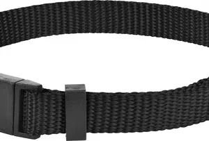 Nylonhalsbånd 19-30 cm sort