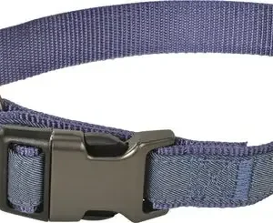 Nylonhalsbånd Fashion medium blå