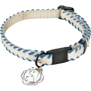 Nylonhalsbånd19-30 cm blå